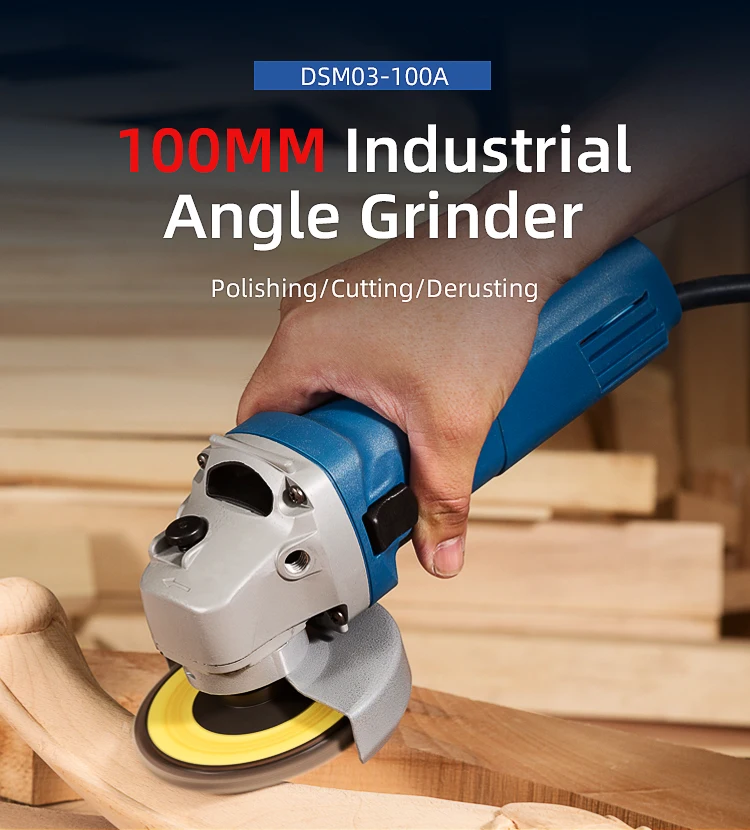 Dong Cheng Genuine Electric Angle Grinder Metal/wood/stone Grinding