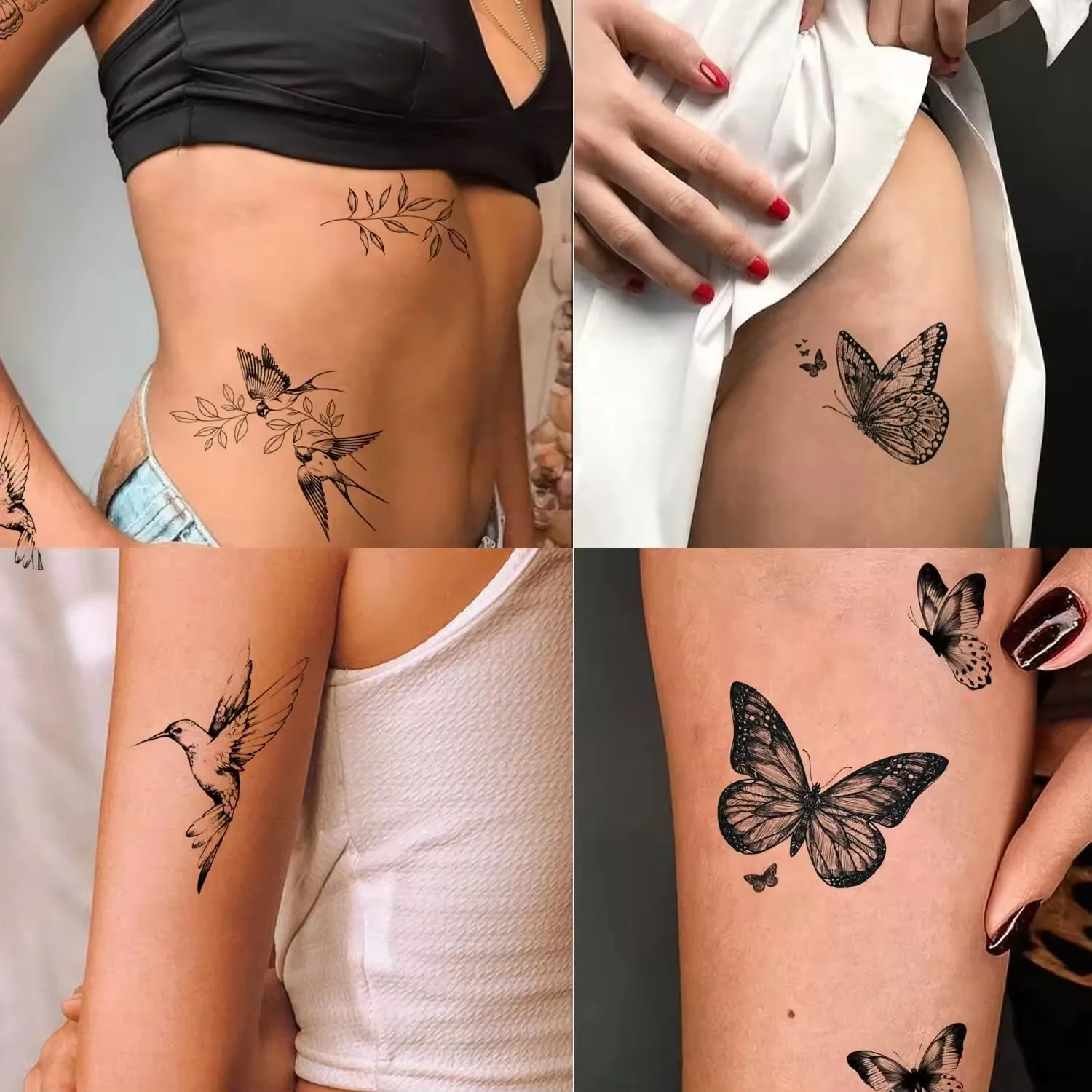 Breathtaking Butterfly Tattoos on Breast