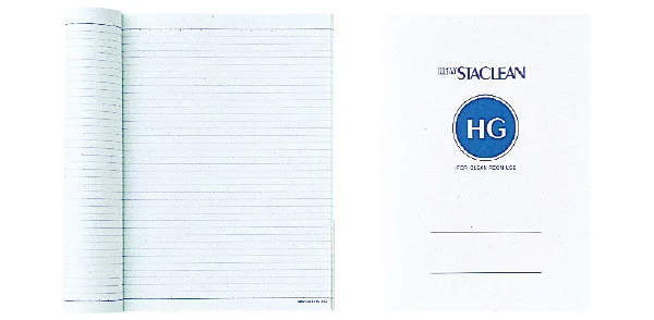 Sta Clean Paper Staclean Notebook - 2022 Plain Stationery in Different Sizes