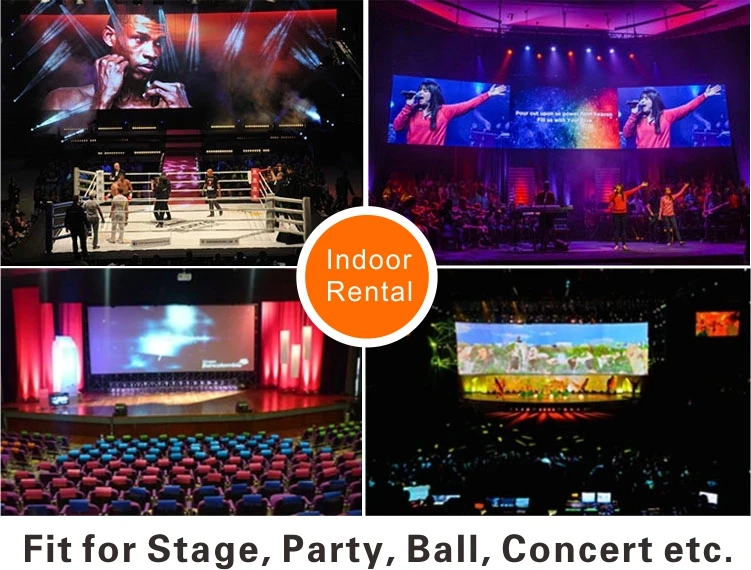 P2 P3.91Rental Led Screen Display Indoor Stage Led Film Screen Outdoor Advertising Led Display Led Video Wall Panel Pantalla Led