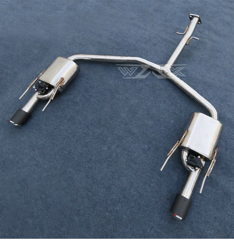 Stainless Steel Exhaust Pipes Exhaust Muffler Mid Pipe For Toyota Crown 2.5 3.0 2007-2022 Valve Control Catback Exhaust System