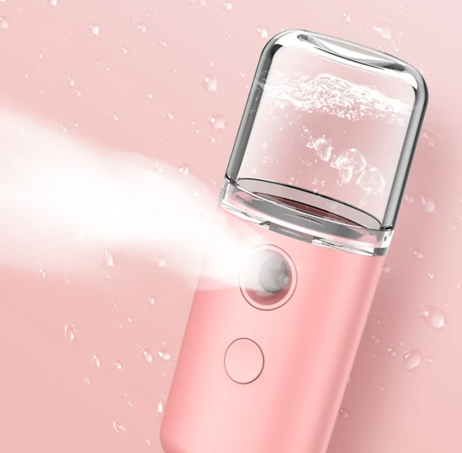 纳米雾面部水分喷雾器迷你方便雾粉碎剂vaperizador de酒精蒸汽面部