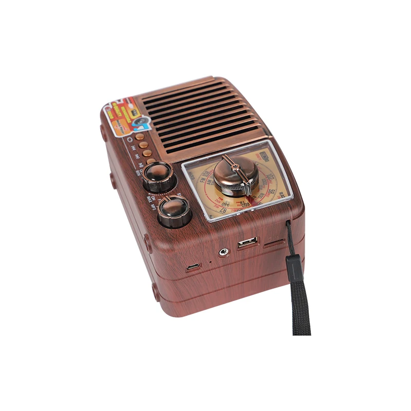 Portable Multifunction High Sensitive Portable Sw Am Fm More Band Retro Classic Radio With Earphone Jack