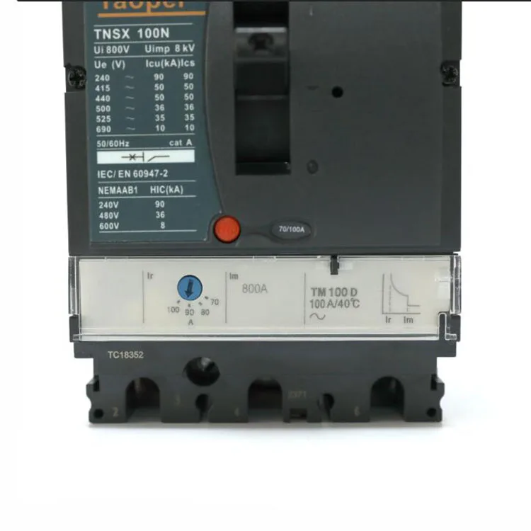 Compact NSX LV430630 Schneider 63A 80A 100A TP 3P MCCB Breaker