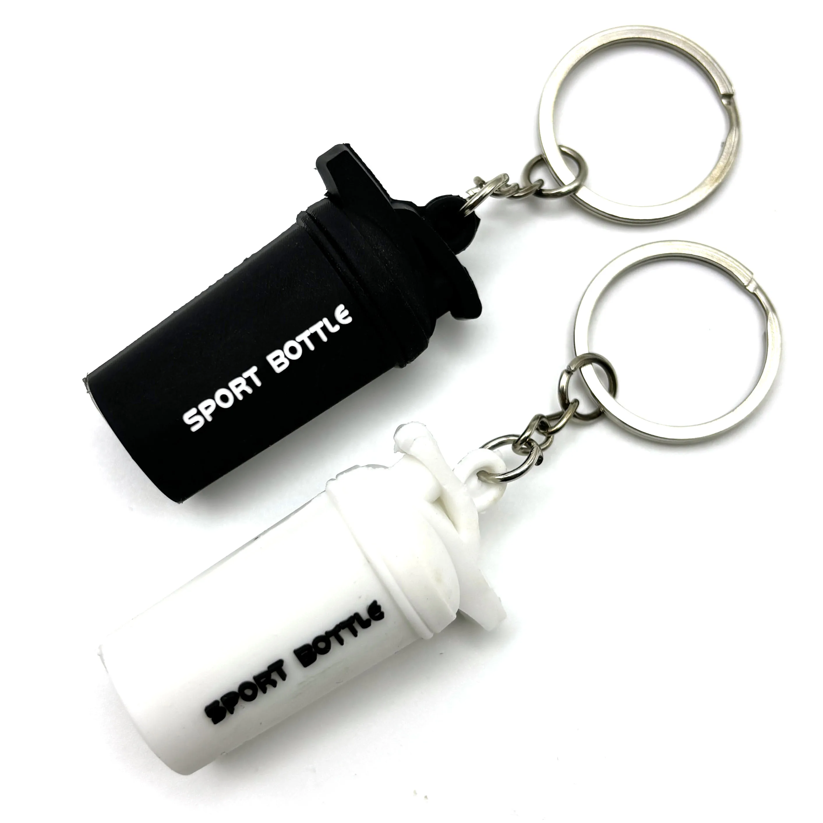 3d Mini Fitness Key Chain Customized Logo Gym Workout Keychains 3d