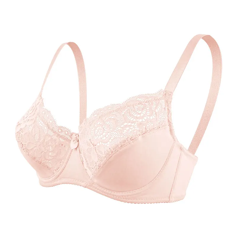 Nouvell Seamless New Sexy Women Bras Set 80-105 Cd Cup Pink White