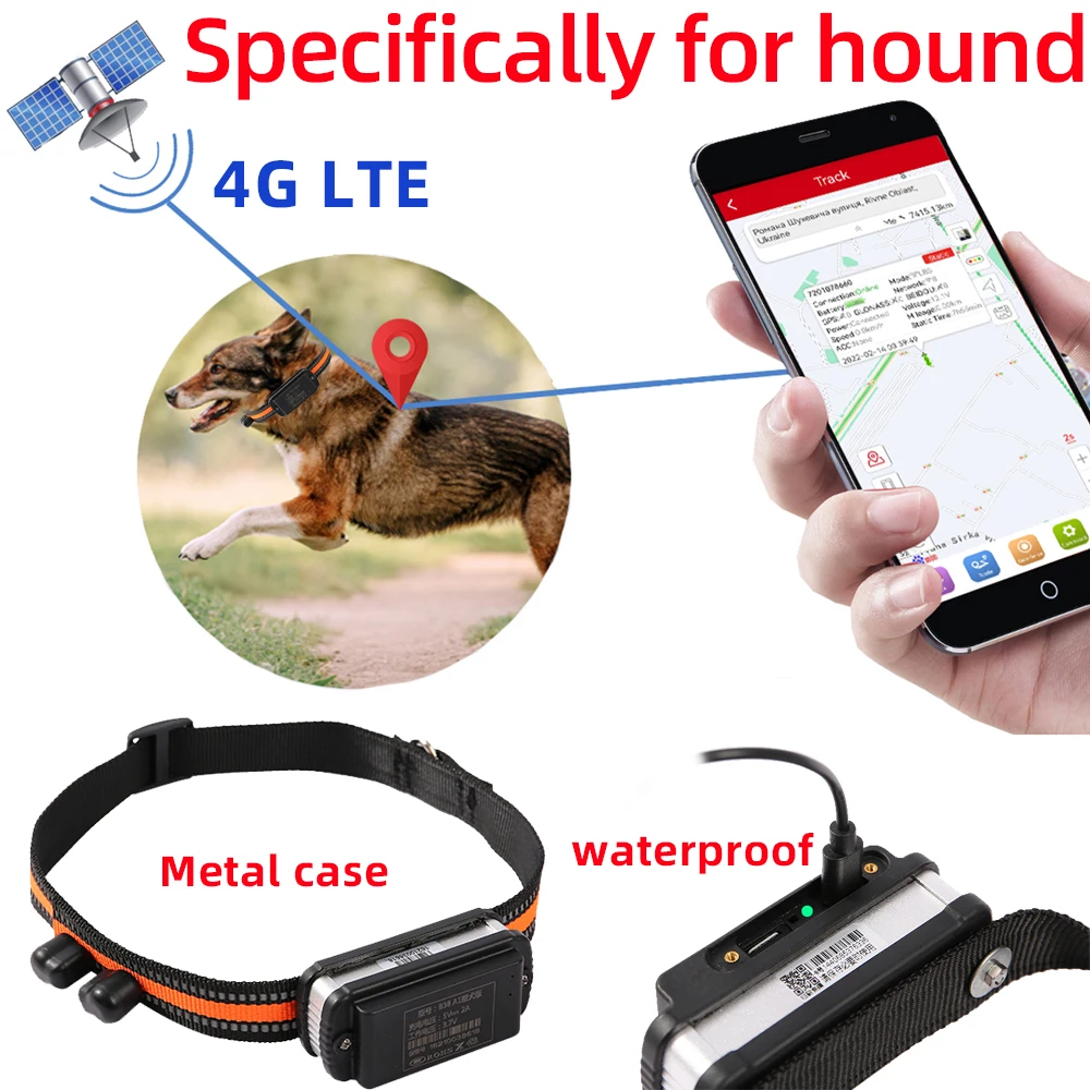 Tractive GPS Dog Tracker B38 - 4G GPS Tracking Device for Dogs