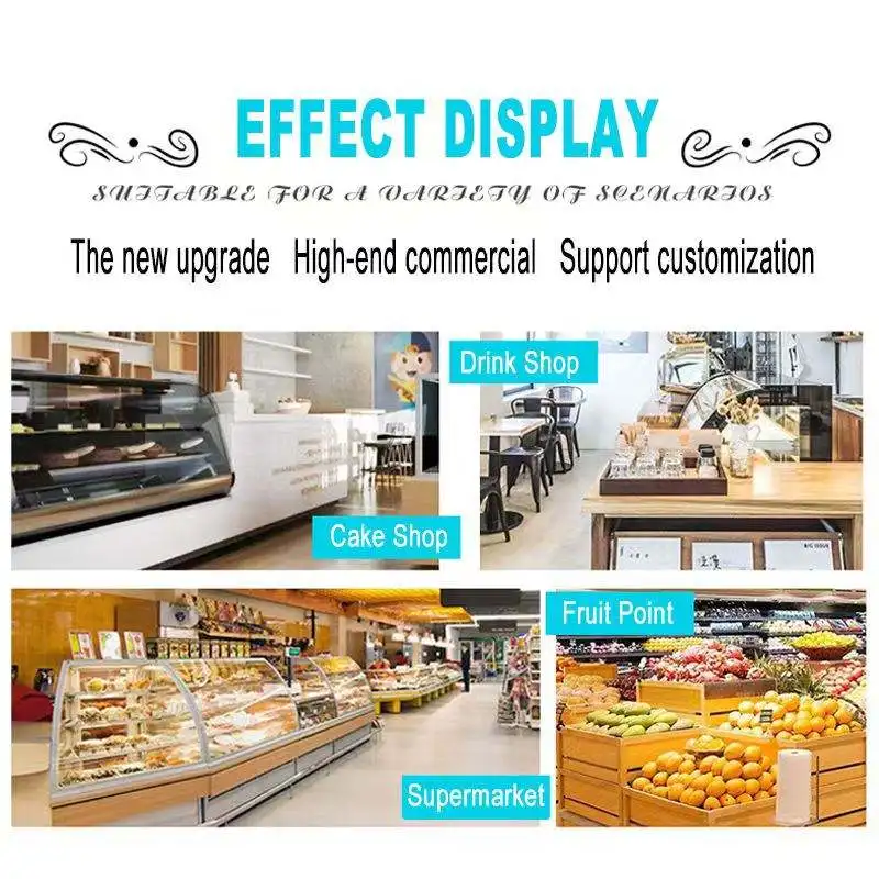 Commercial Round Refrigerator Pastry Cake Display Refrigerators Display Cheese