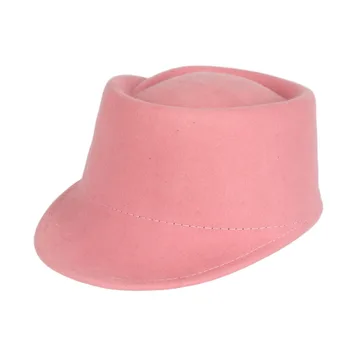 Wholesale Fashionable 100% Wool Lady Vintage Solid Color Equestrian Ladies Beret Hats For Women