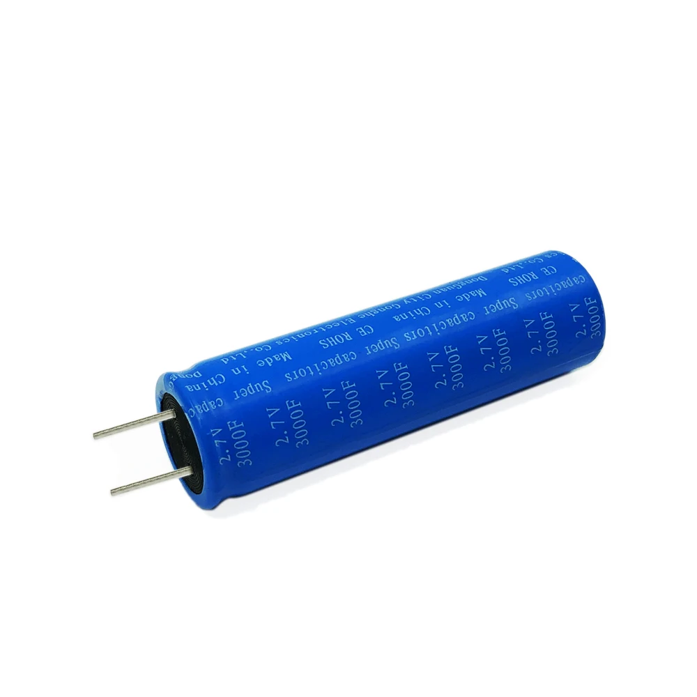 Hot Selling! Factory Supply Graphene Super Capacitor Battery 2.7V 3000F For Solar Energy /Automobile/Household