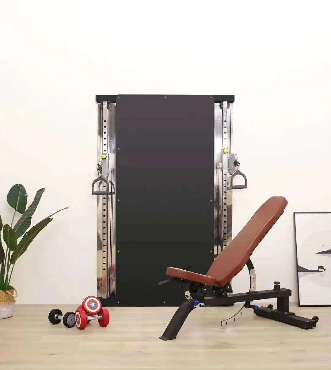 Professional Home Gym Equipment Wall-mounted Save Space Training Equipment Magic Glide Trainer Arm Cross Functional Trainer factory