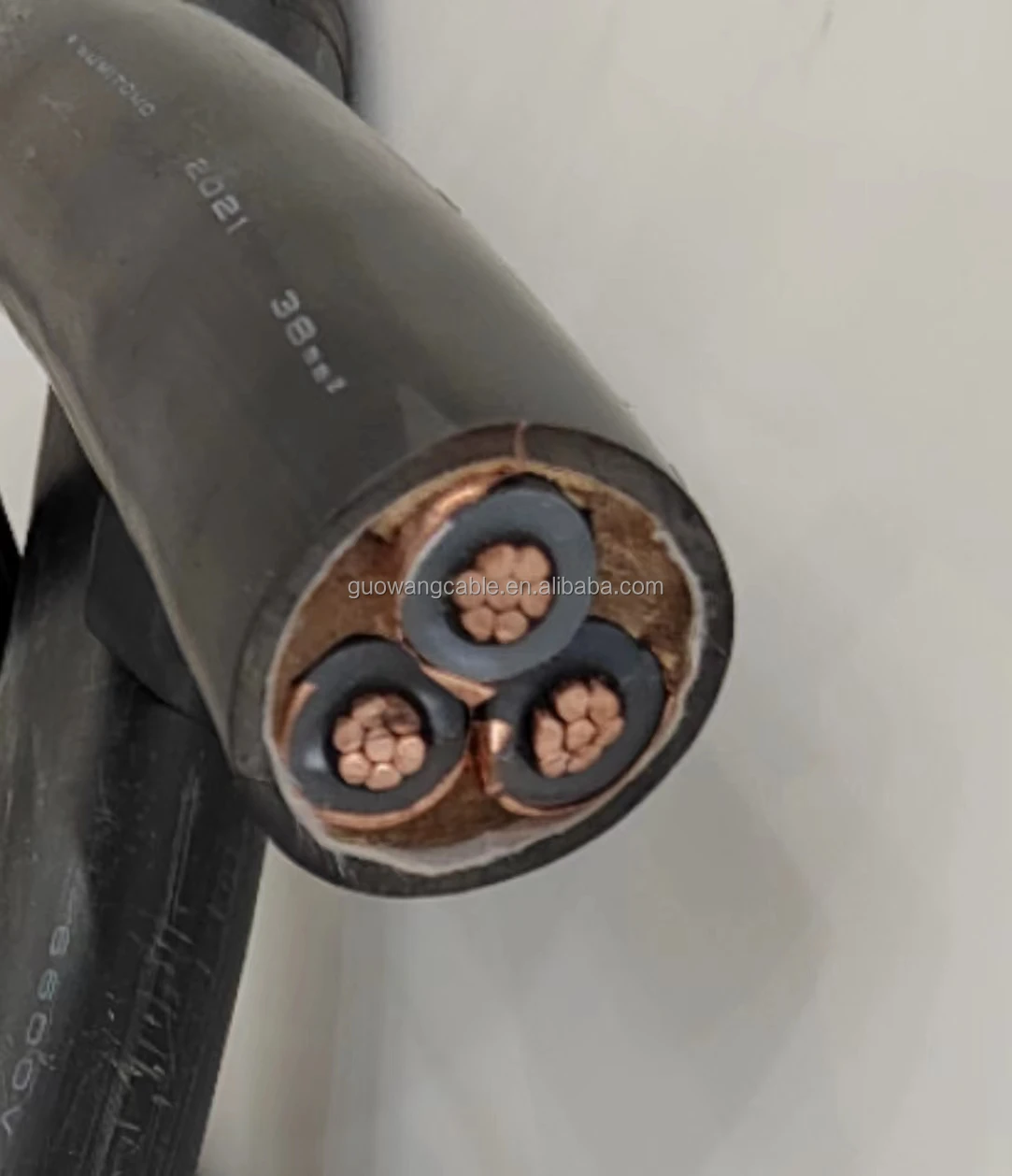 JIS C 3606 CVT CV 250sq 22sq 38sq 60sq 3 Core 6600V Copper Power Cable