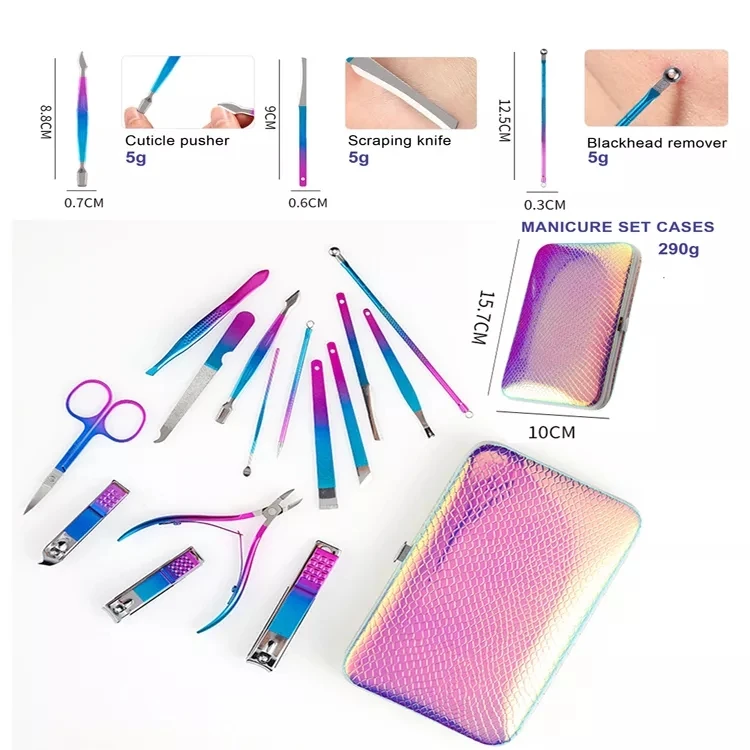product chinese factory nail cutter set manicure pedicure tool beauty set professional757-4