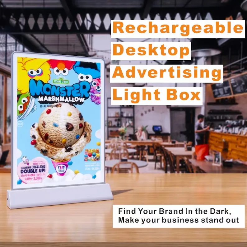 Alibaba.com: Rechargeable double-sided A4/A5 light box with magnetic ...