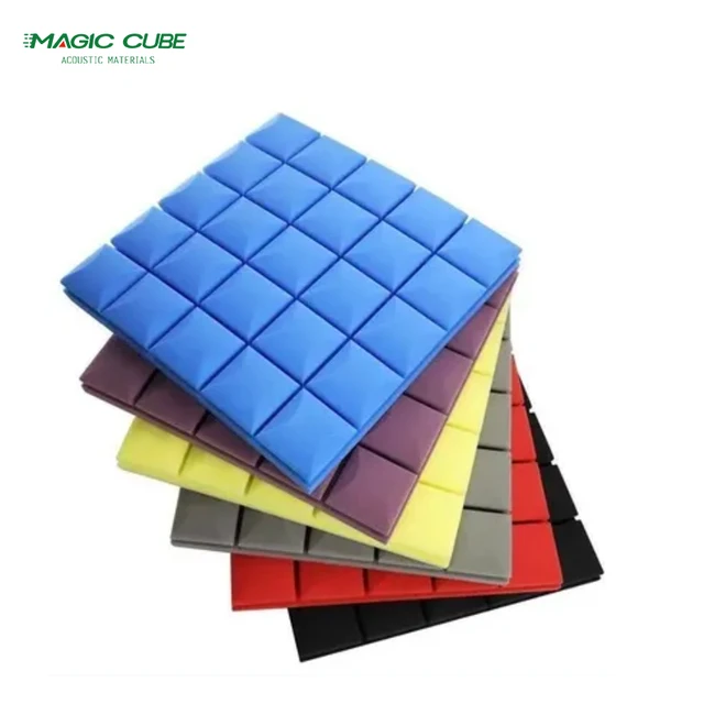 noise isolation foam Acoustic Sound Proof Foam Panels With Self-adhesive Acoustic Panels Soundproof Wall Panels Studio