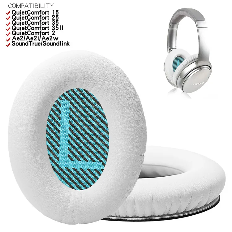 Replacement Ear Pads Cushion Earpads For Bose Quietcomfort Qc15 Qc 15 25 35  Qc25 Qc35ii Qc35 Ii Ae2 Ae2i Ae2w Headphone - Buy Ear Cushions For Quiet  Comfort 15 Qc25 Ae2w,Qc35ii Replacement