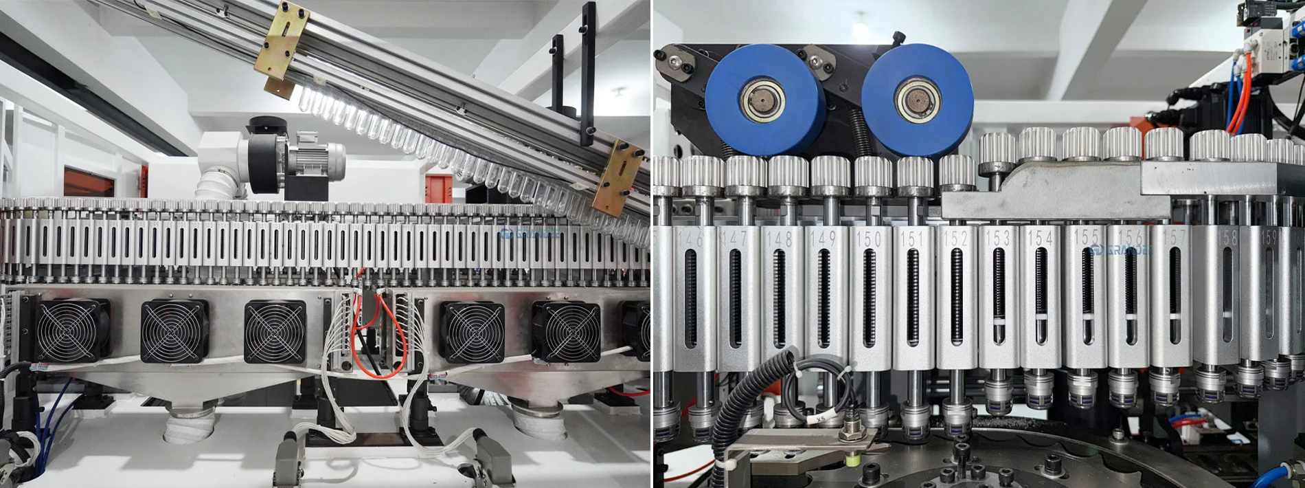 product high speed 6 cavity variable pitch blow molding machine for water beverage bottle blowing production line-8