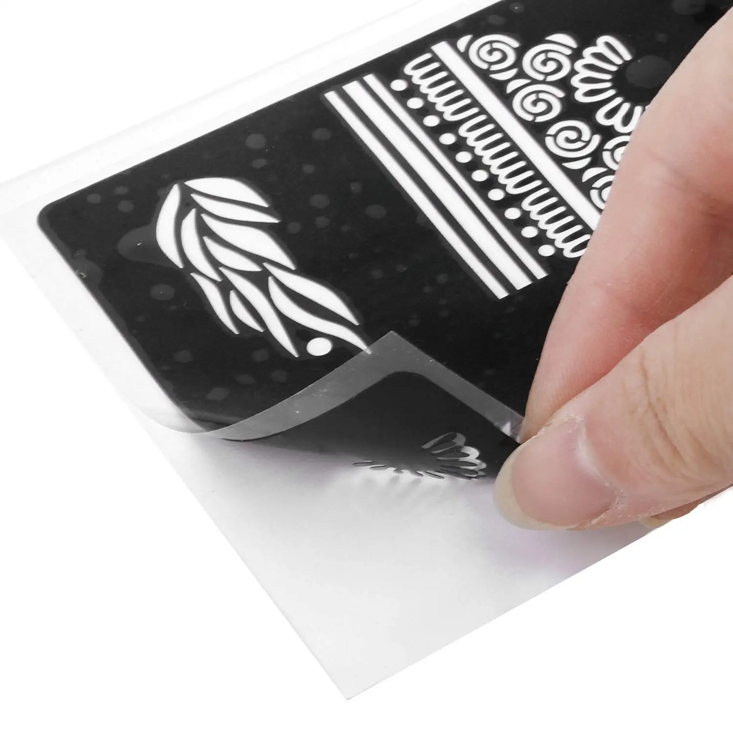 Henna Rubber Stencil, for Mehandi Design, Packaging Type : Pp Plastic at Rs  360 / Dozen in Mumbai