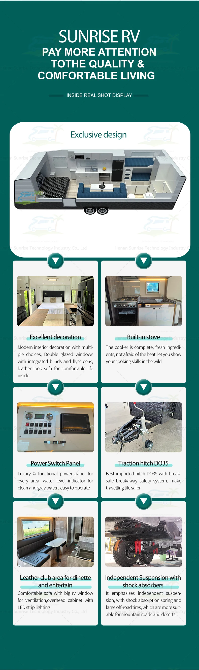 19 21ft Hybrid Caravan Rv Trailer Camper Rv Shower Toilet Combo Caravan