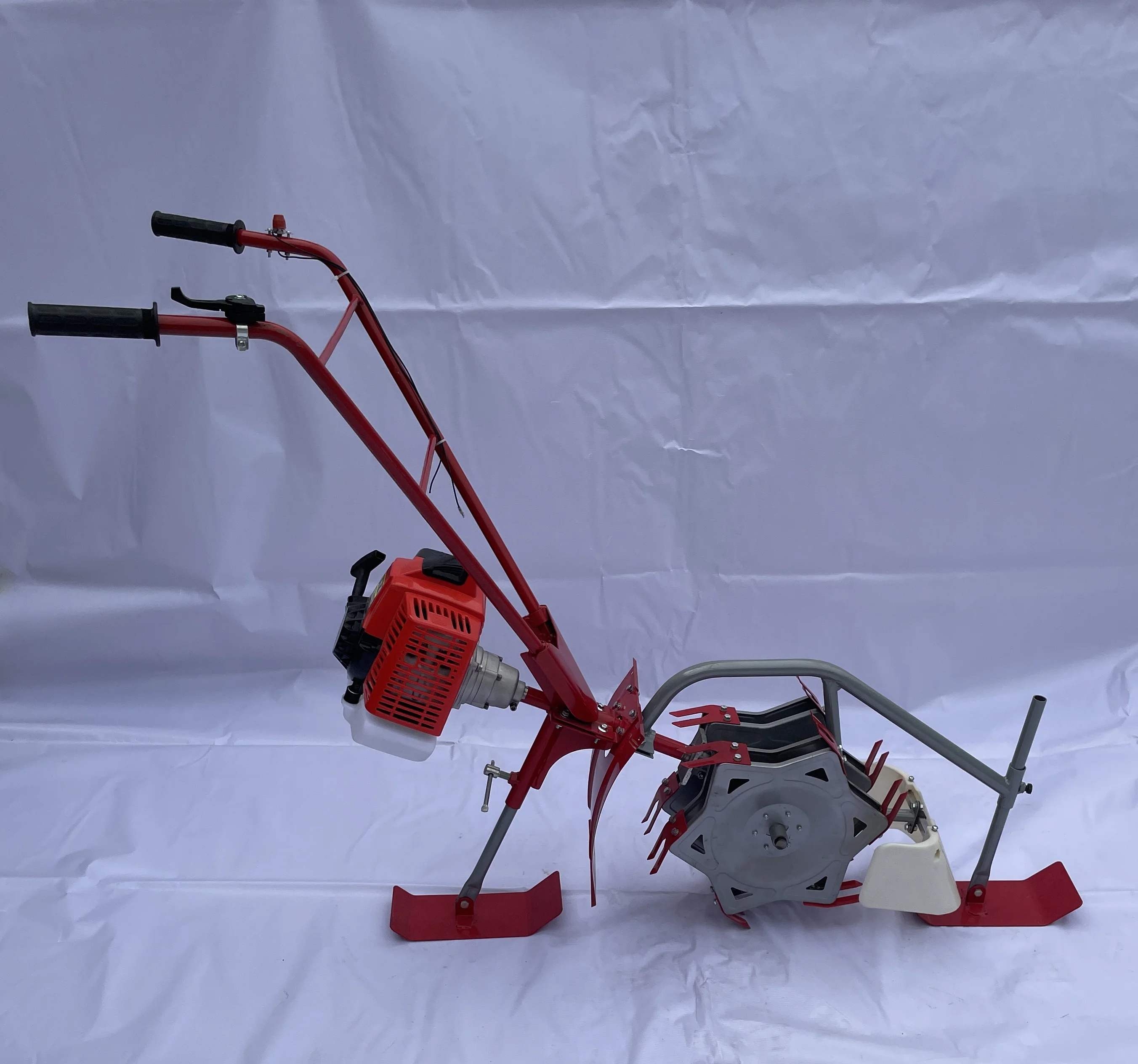 High Efficiency 1 Row Paddy Weeder Field Weeding Machine with MITSUBISHI Engine