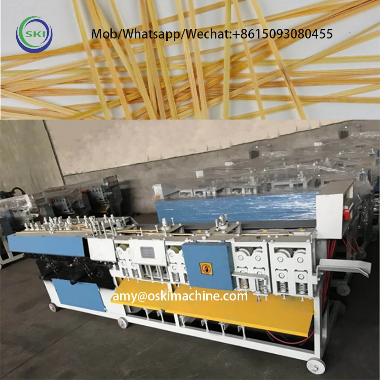 Автоматическая машина для формирования бамбуковых нитей фиксированная