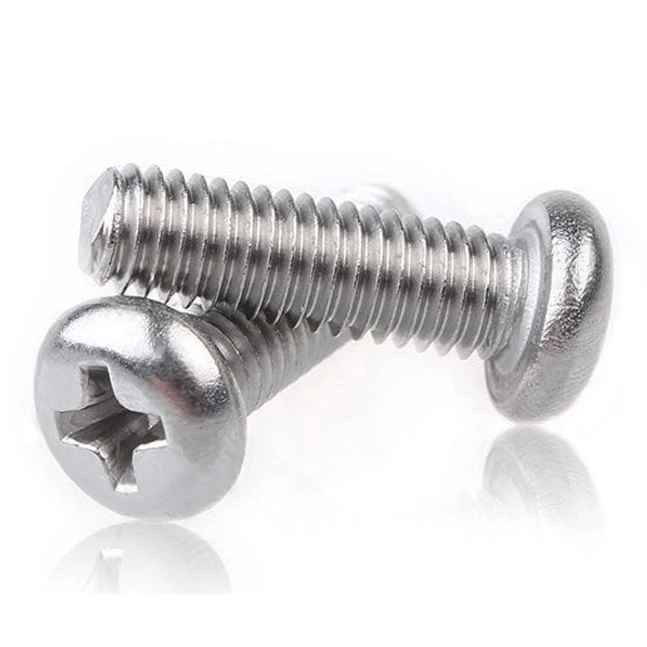 Din 7985 Nickel-Plated Pan Head Machine Screw Zinc-Plated M3 M4 M2 M5 Thread Size Customized Thread Size Screw