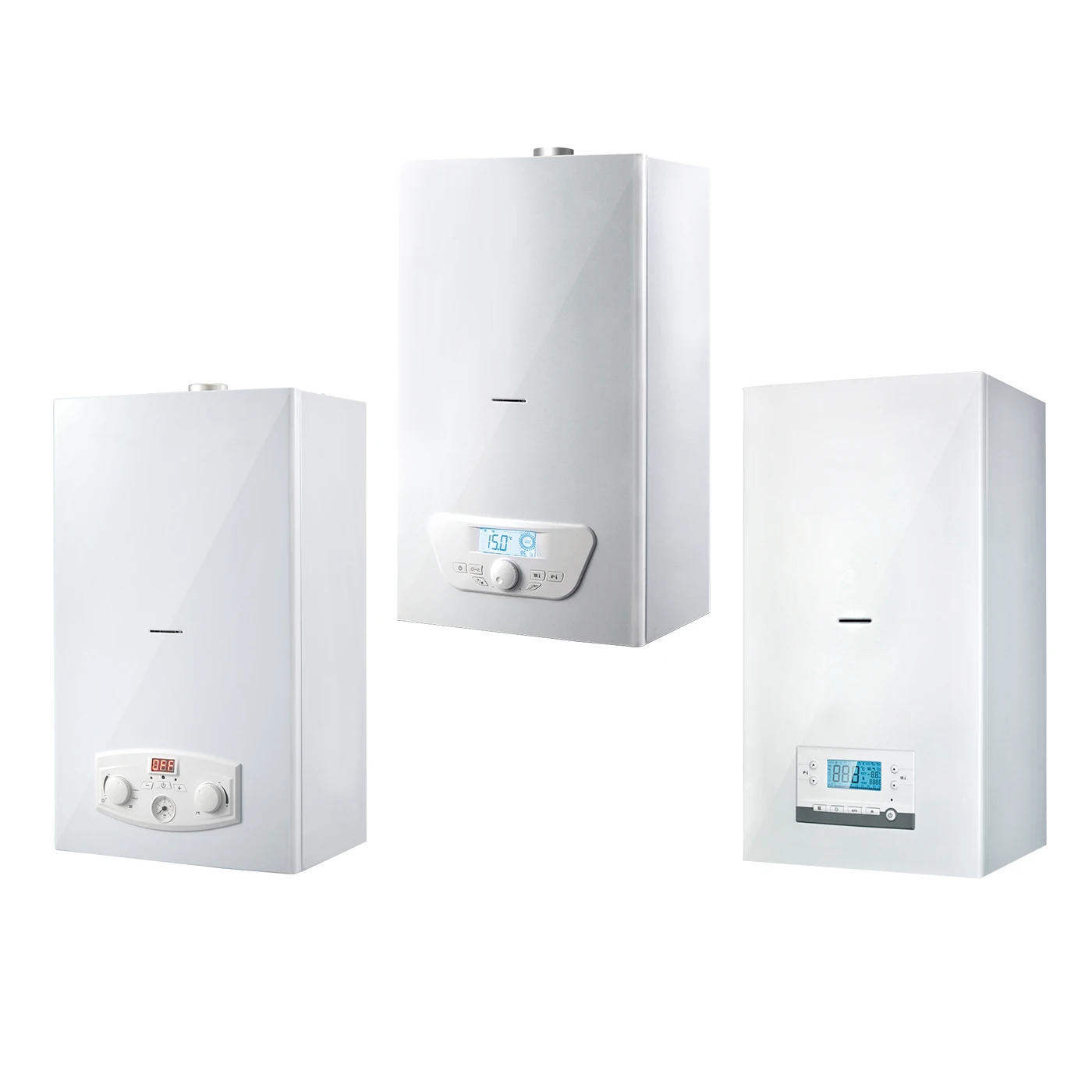 Combi Boiler Electric Wall Mounted Heating Boiler For Central Heating And Hot Water Used Gas