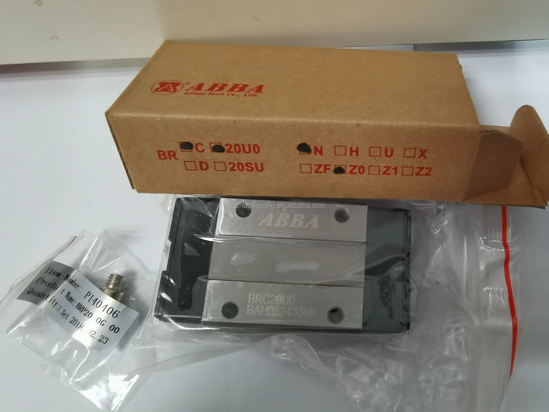 Taiwan Abba Cnc Linear Guide Block Bearings Brc20lr Brd20lr Brh20bl ...