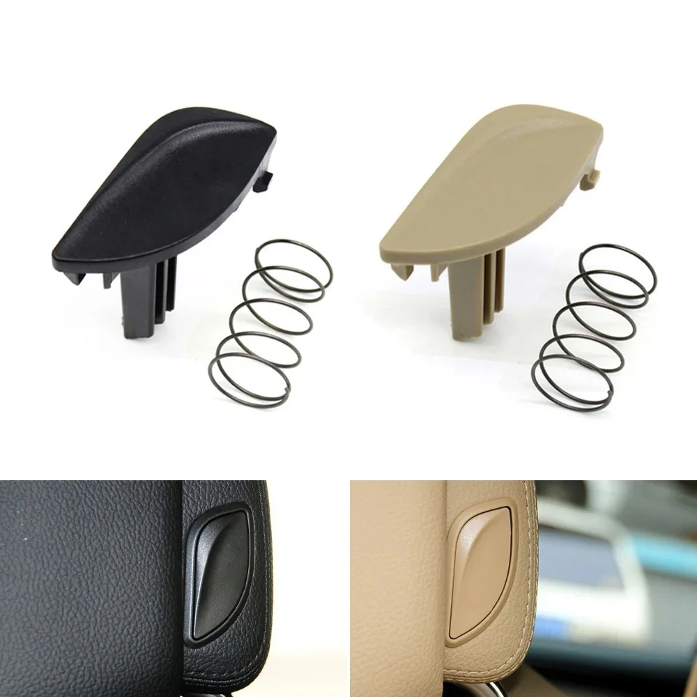 Car Front Seat Headrest Button Adjustment Switch Cover For Bmw 5 7 5gt