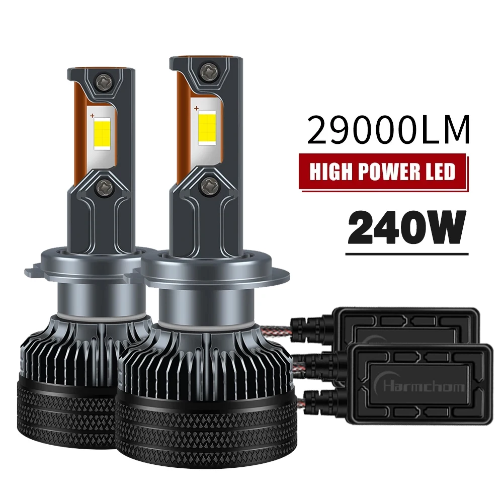 H7+H7 Combo LED Headlight For Mercedes-Benz C250 C300 C350 Hi&Low Beam