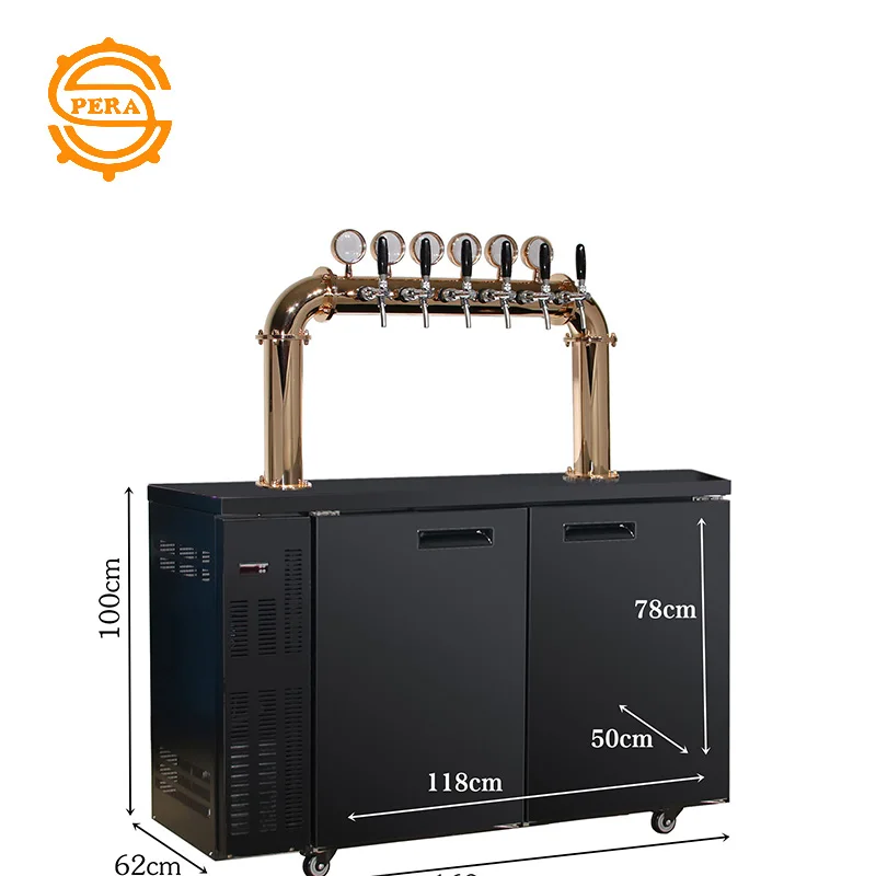 Counter  Beer Cooler Dispenser Kegerator Machine for