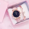 Orologio rosa + bracciale + scatola