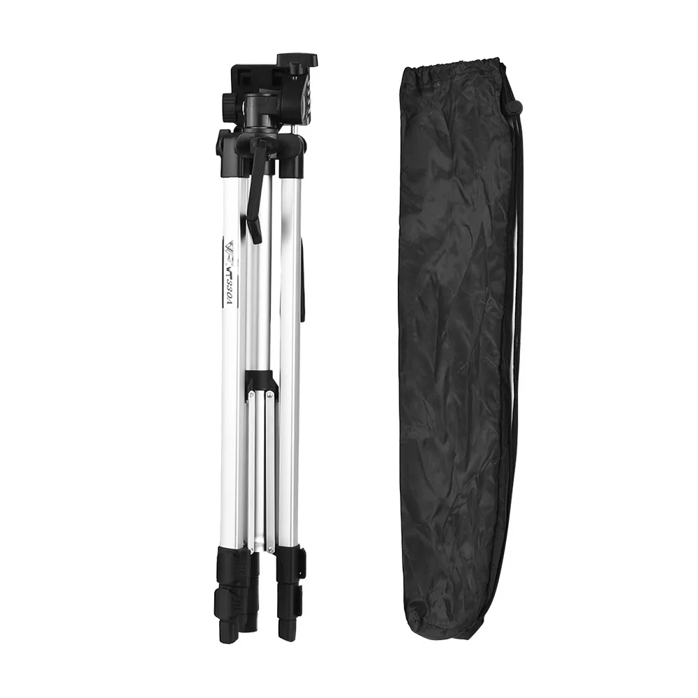 Metal Profssonal Tripod 330A Hand Rod Lifting 1355mm Max Load 3kg for DSLR Camera
