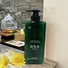 500ml shampooing imprimé vert haut