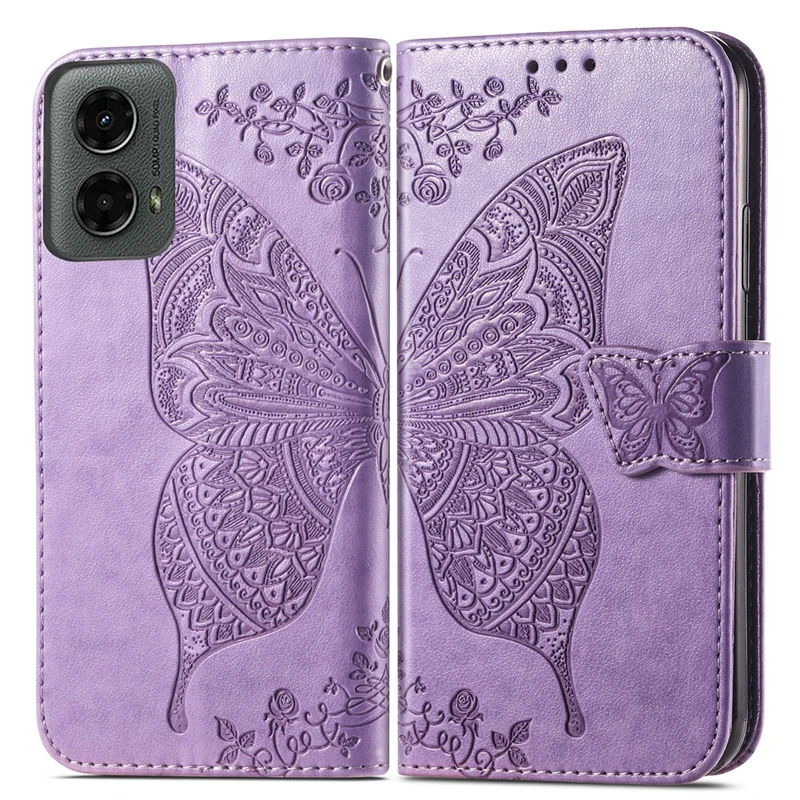 Wallet Case Moto G8 Power Case Amazon Fancy Butterfly Wallet PU