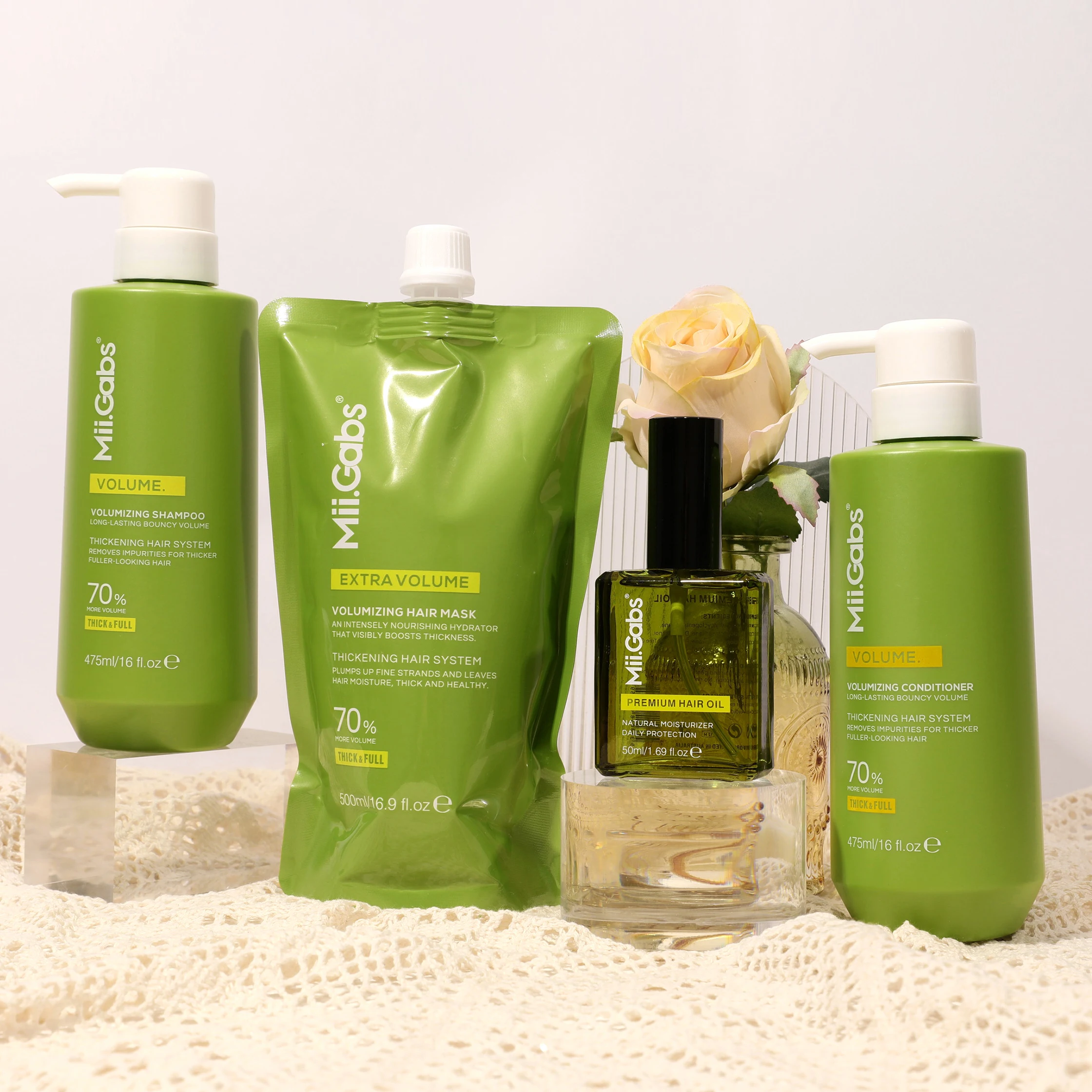 Mii-gabs Professional Volumizing Series - Anti-Frizz Hair Care