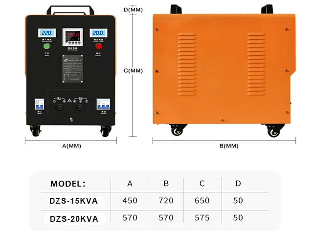 Portable Single Phase to Three Phase Converter Transformer 20kva 220v