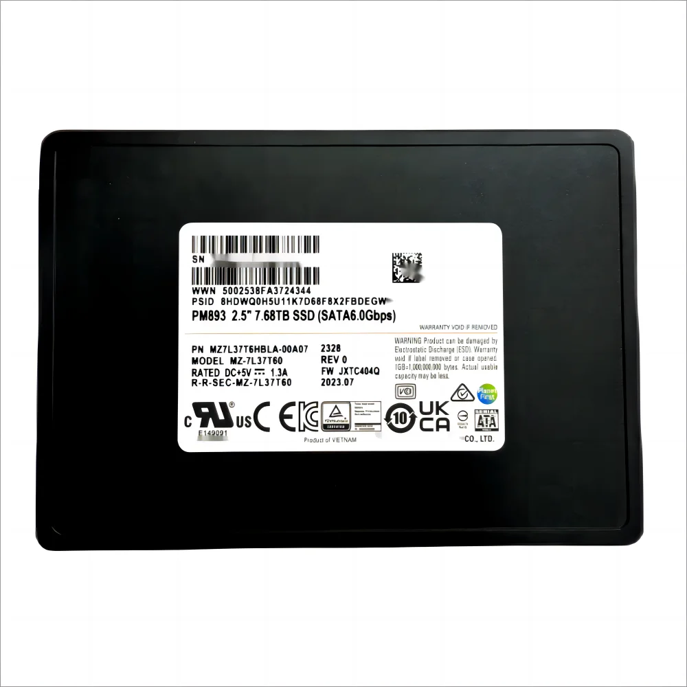 Original Brand New SSD PM893 2.5 480G SATA MZ7L3480HCHQ-00B7C