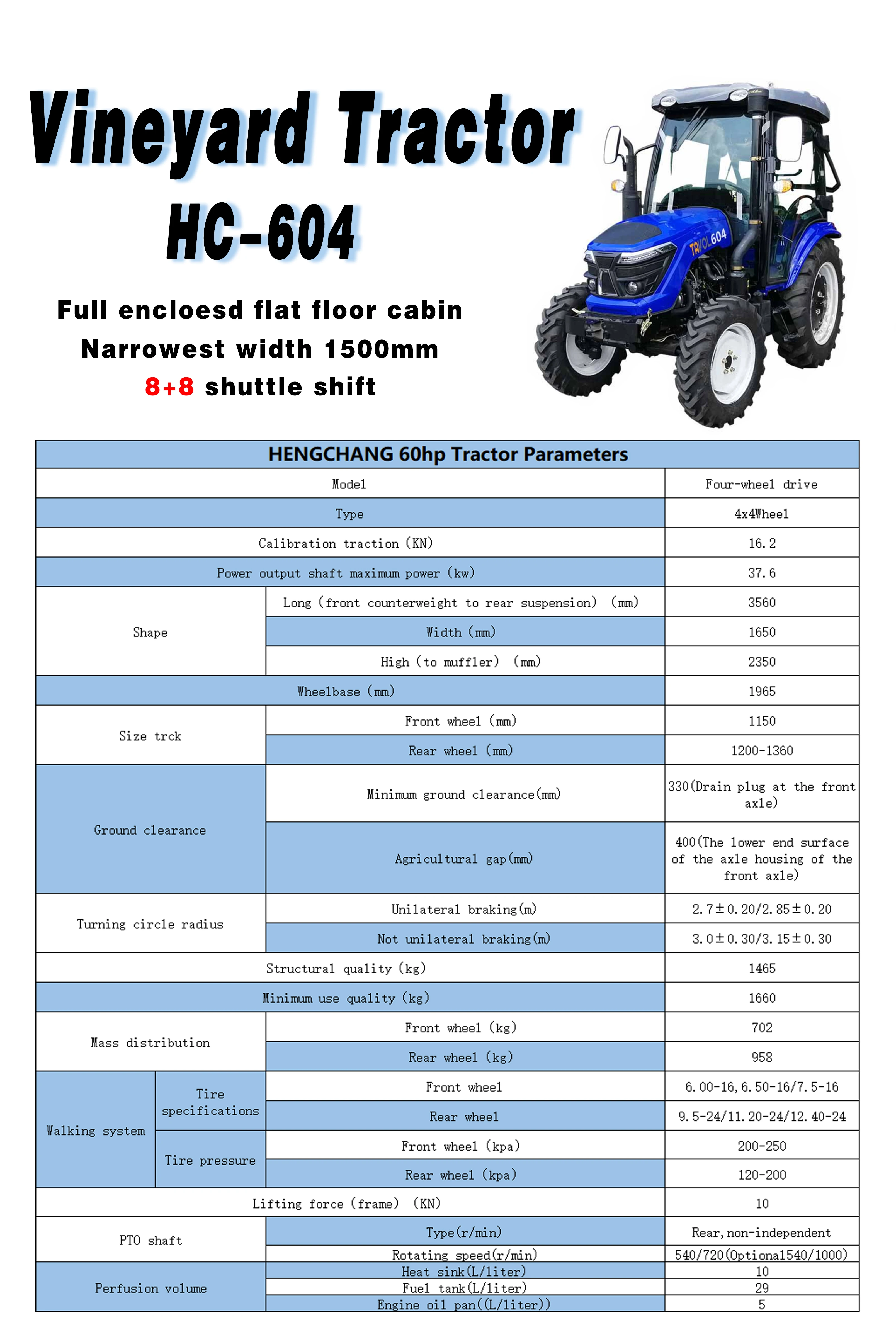 Agricultural Mini Crawler Tractor With Bucket Tillage Weeder Ditcher
