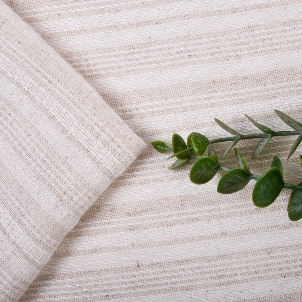 product high quality viscose linen rayon yarn dyed strip fabric woven fabric for  dress clothing-8