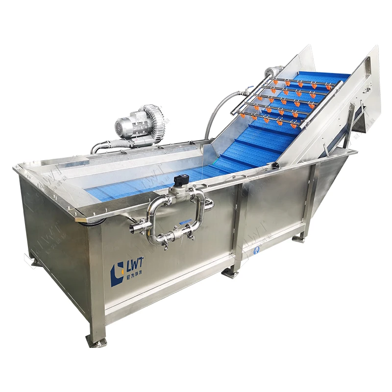 LWT Full Automatic Vegetable Fruit Sorting Cutting Washing Drying Processing Line Fruit Vegetable Washer Processing Machines
