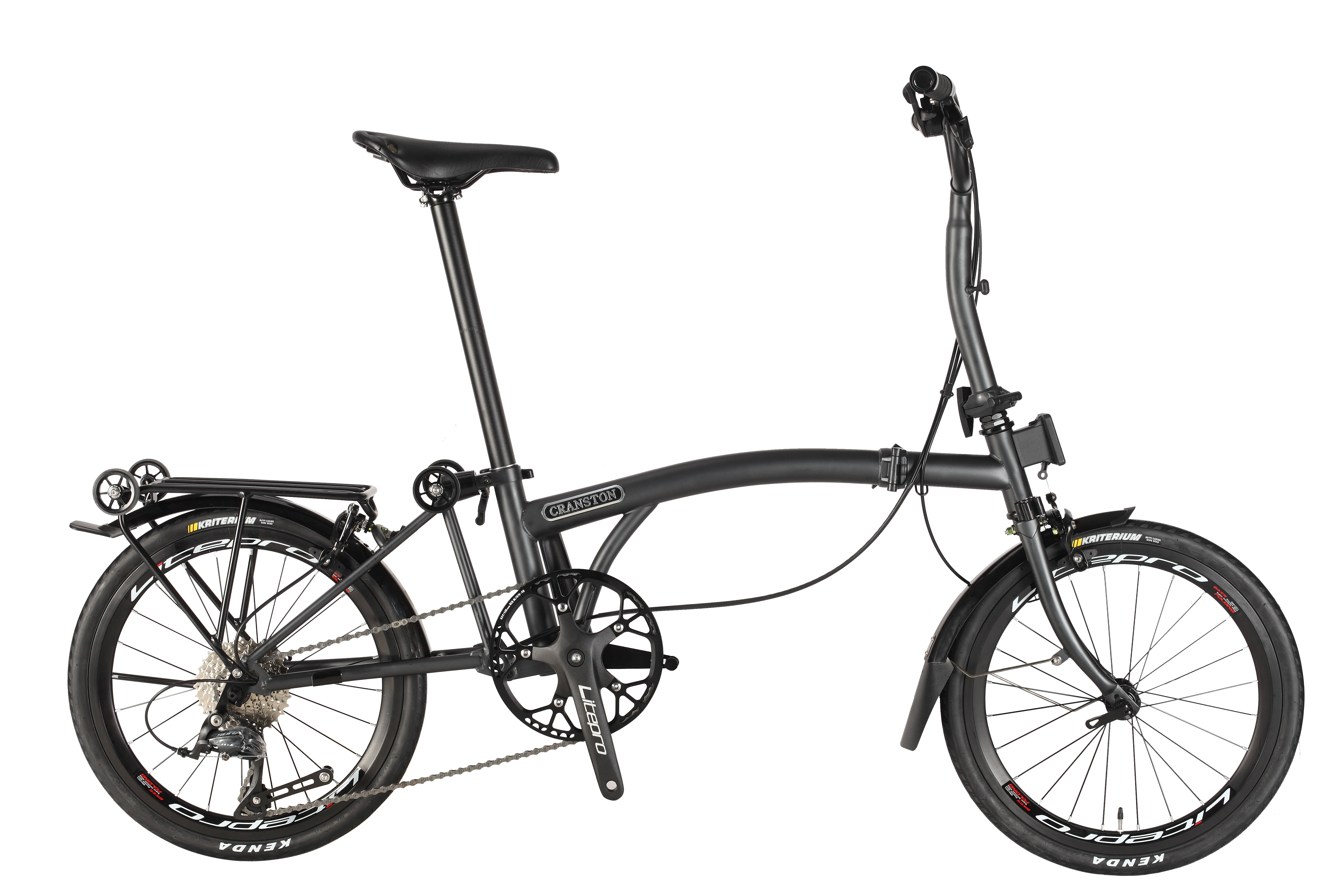 CRANSTON R20 20-Inch Tri-Folding Bike - 9-Speed Compact Foldable 