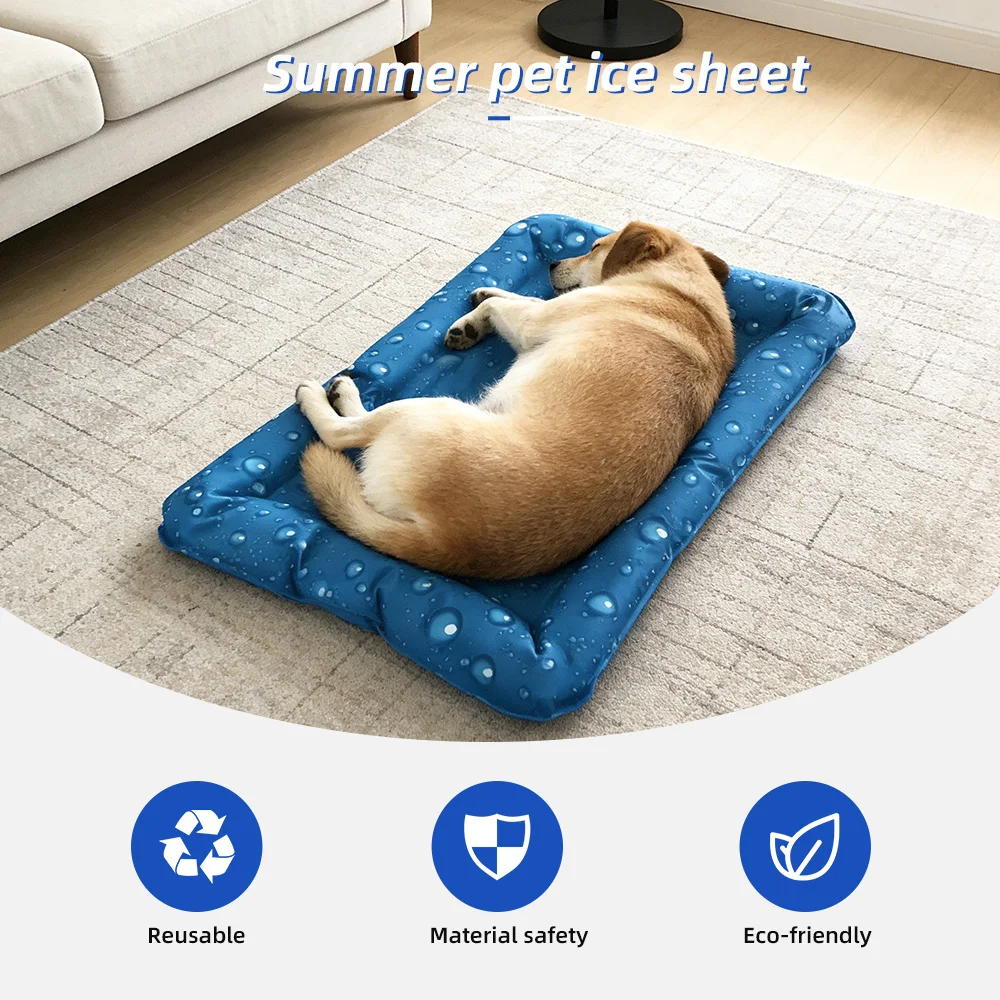 Travelling Washable Portable Folding Waterproof Pet Bed Dog Cooling Ma - product detail 2