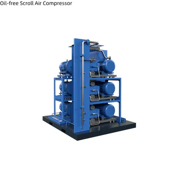 Excellent Energy Efficiency Air Compressor Scroll Air Compressors for Sale Oil Free Industrial Air Compressors