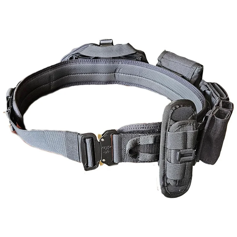 Multi-functional Camping and Everyday Use Security Duty Equipment Tactic Waist Tactical Belt Duty Utility Waist Belts