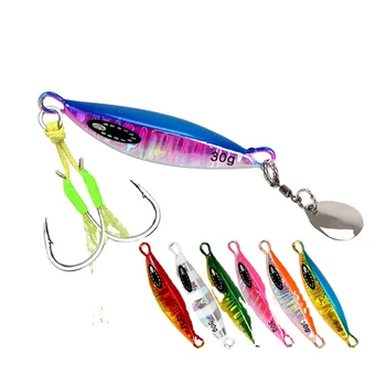 Cross-Border Xiaodoudou Artificial Hard Bait Lure Mini Metal Jig Long-Cast 20g-60g Sea Boat Freshwater Bass Snakehead Imitation – Metal Jig – view 2