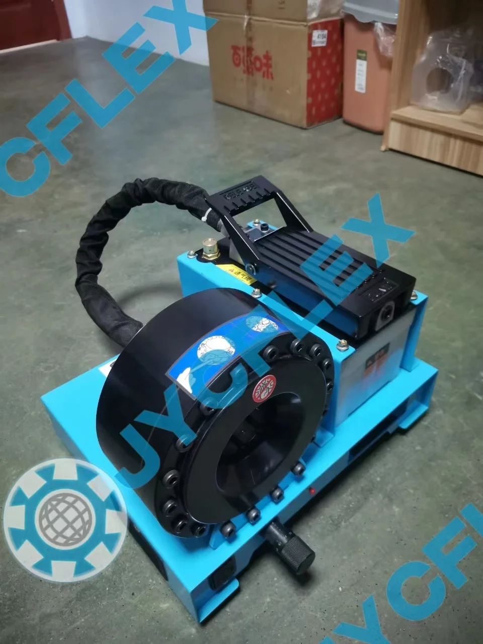 1 Inch air Pump Model Manual Hydraulic Hose Crimping Machine Small Size Pipe Pressing Tool