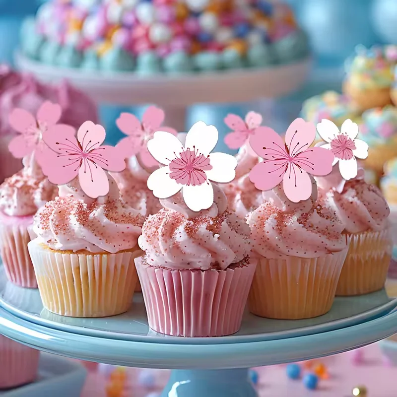 Artificial Edible Flowers Wafer Paper Rice Paper Decoration Flowers ...