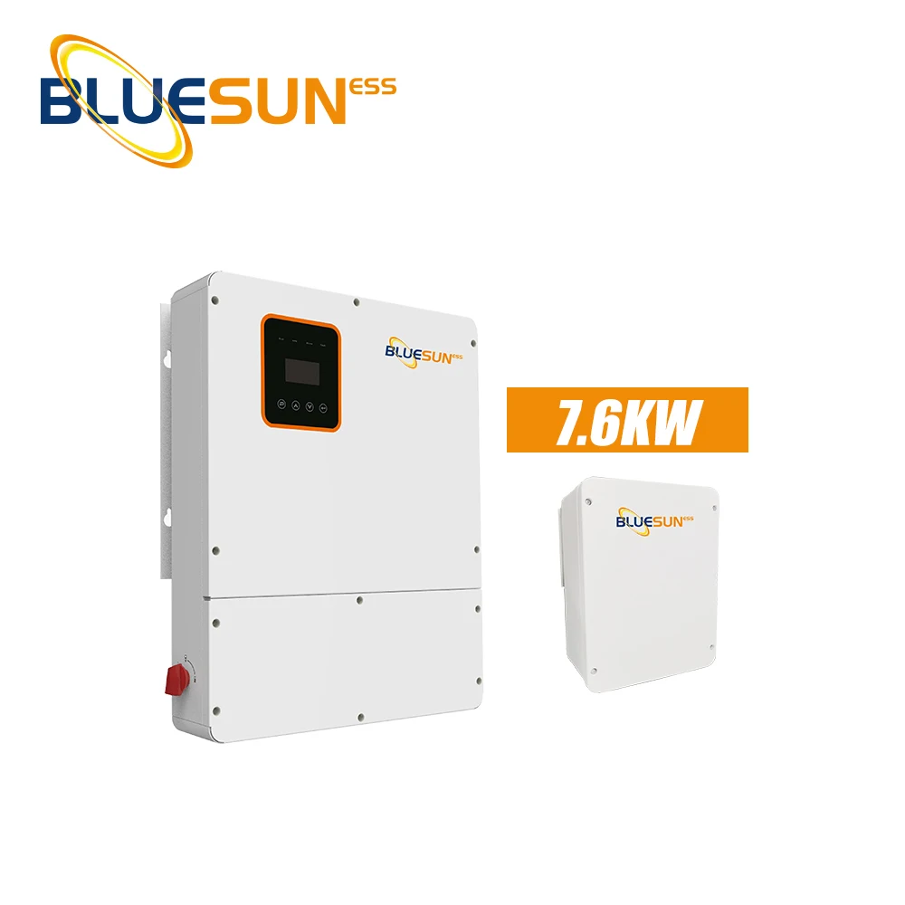 Hybrid Inverter 7.6KW Solar Energy Storage Inverter for 7.6KW On Grid Battery System Use 7600Watts DC to AC Converter