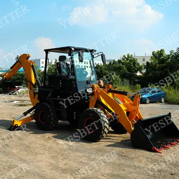 China Mini 4x4 Loader and Backhoe Excavator with Digger Machine for Earth-Moving in Manufacturing Plants